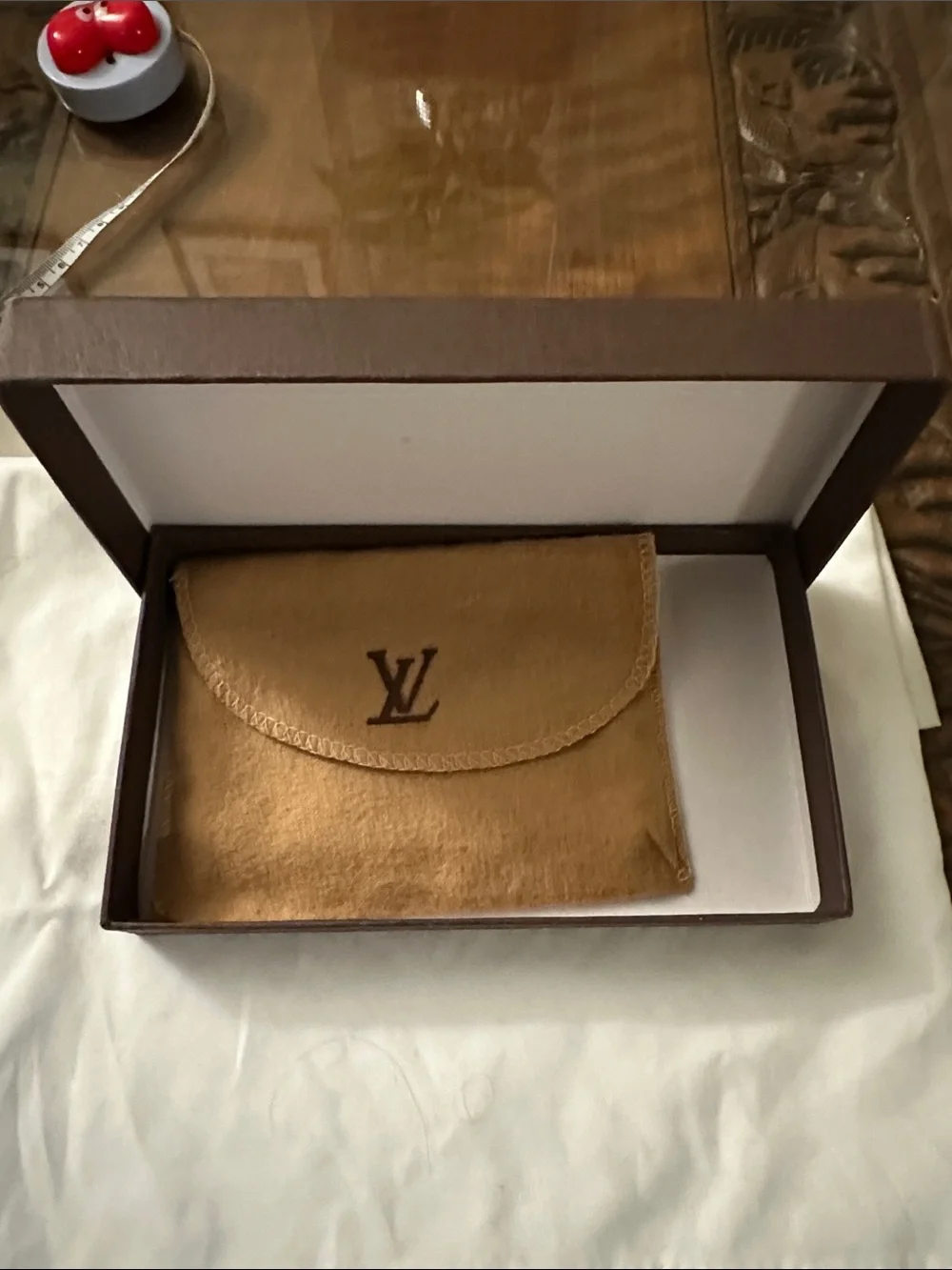 Louis Vuitton Dark Brown Logo Gift Box
